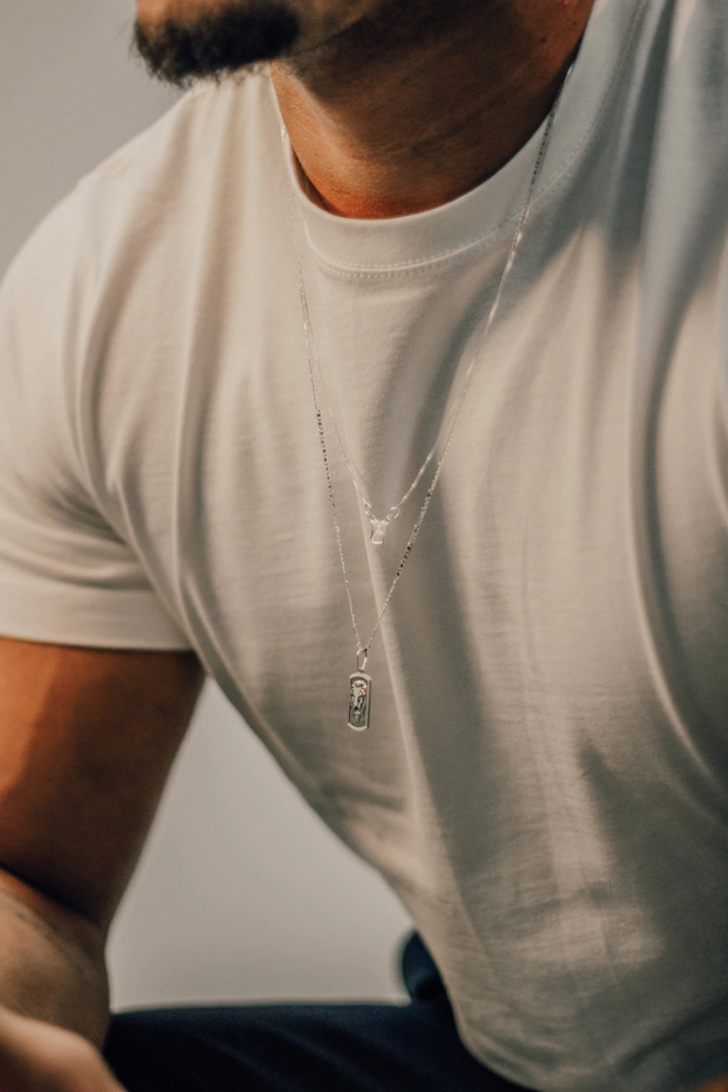 Pingente Masculino Placa Leão