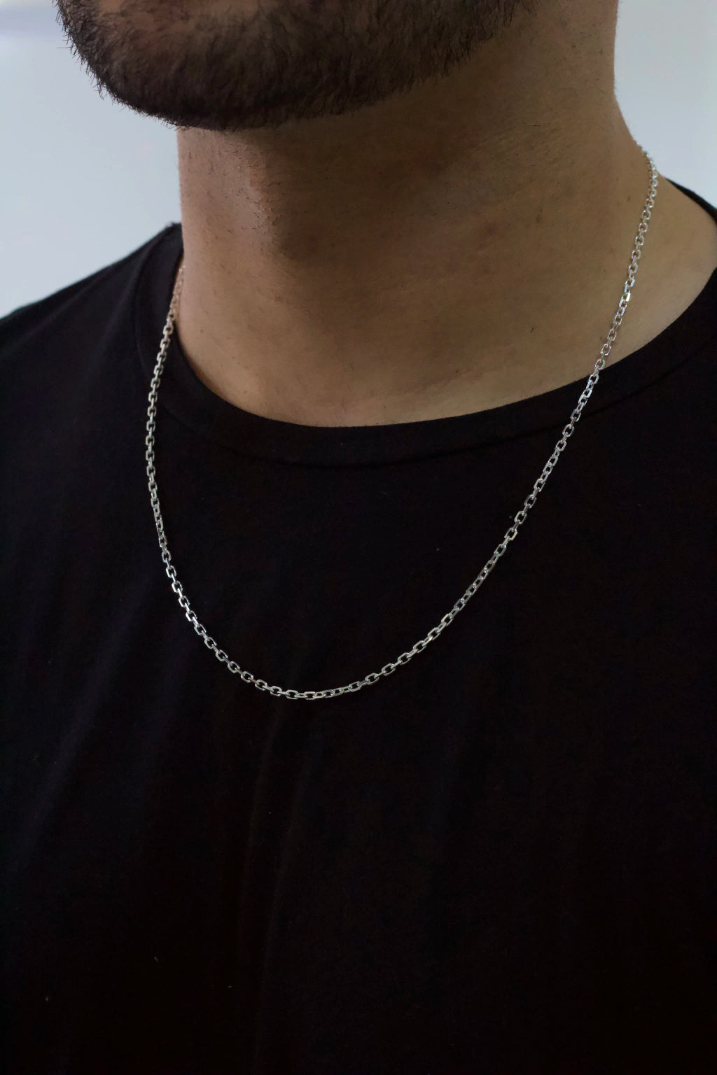 Corrente Elo Cadeado 3mm 60cm