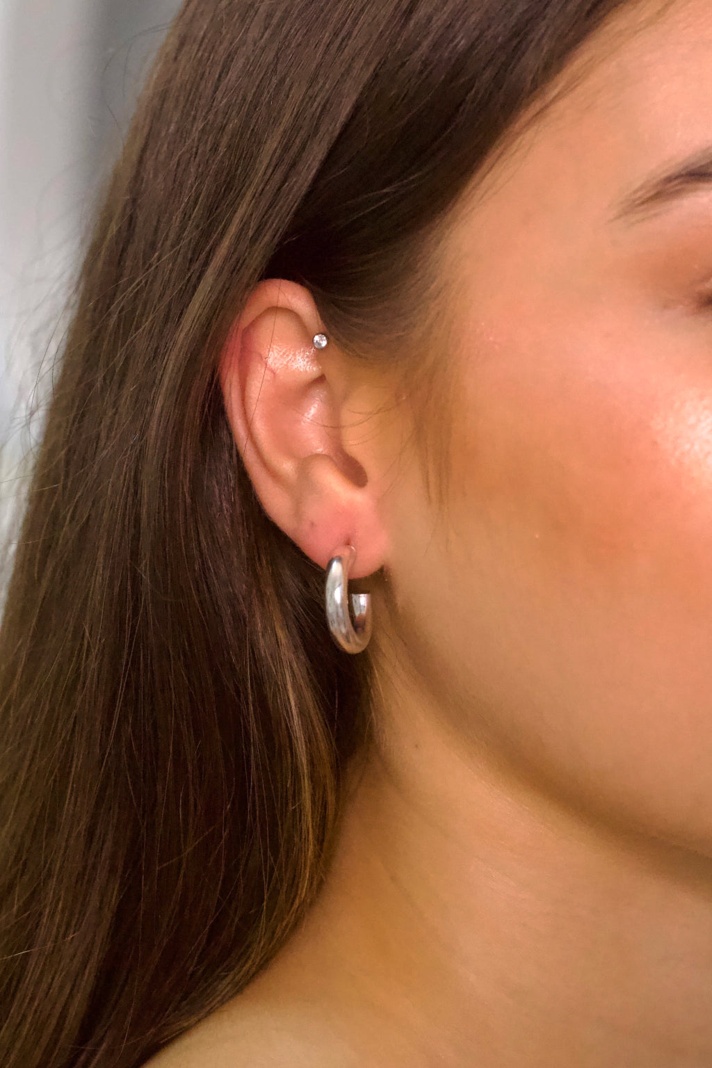 Argola Tubo P Prata 925