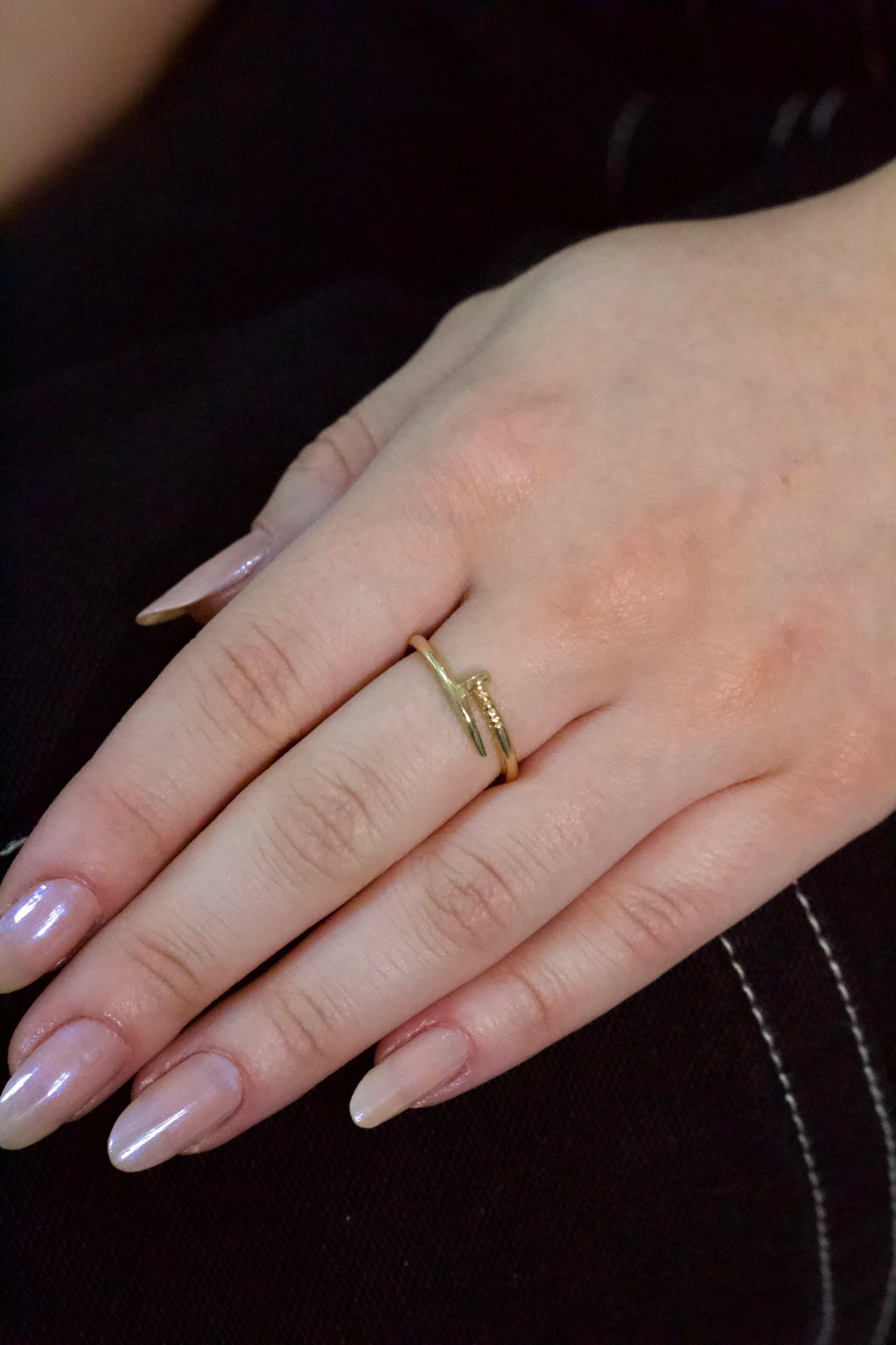 Anel Parafuso Semijoia