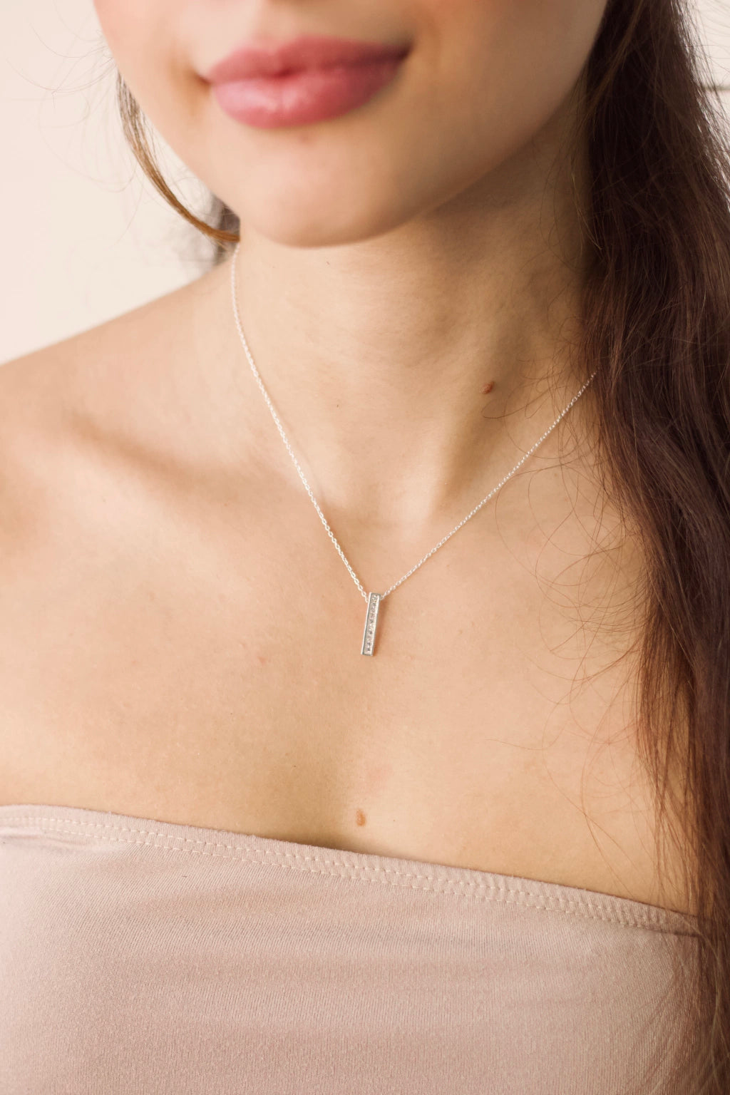 Colar Palito Cravejado Prata 925