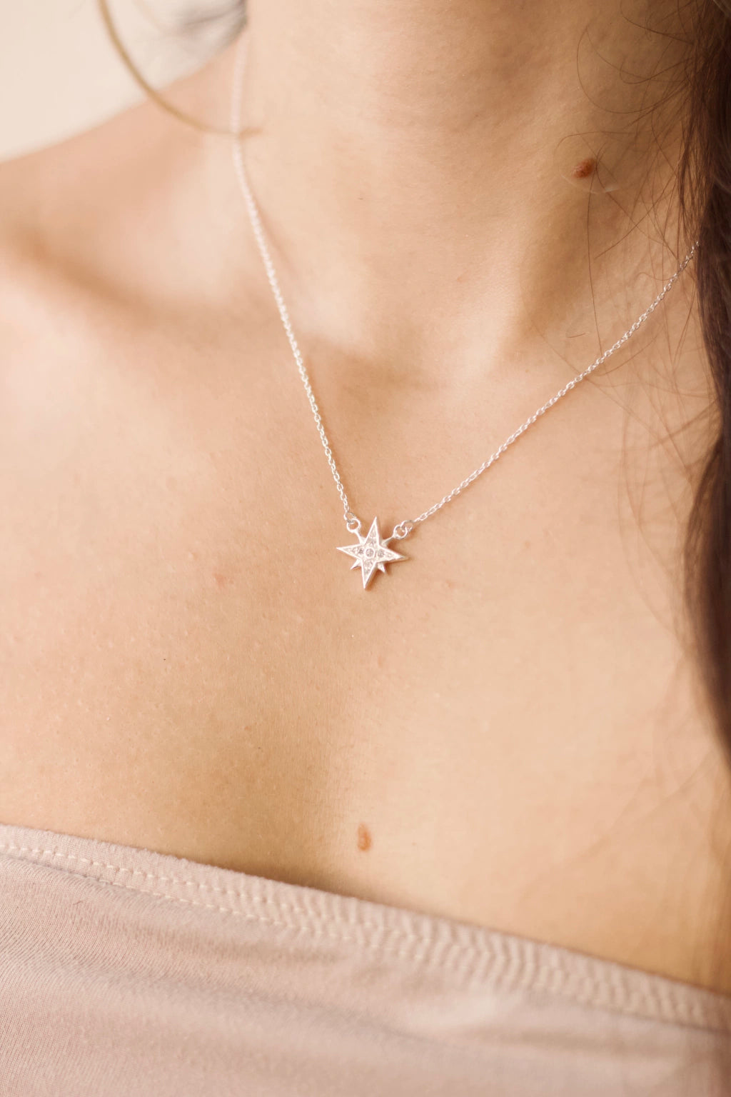 Colar Estrela Prata 925