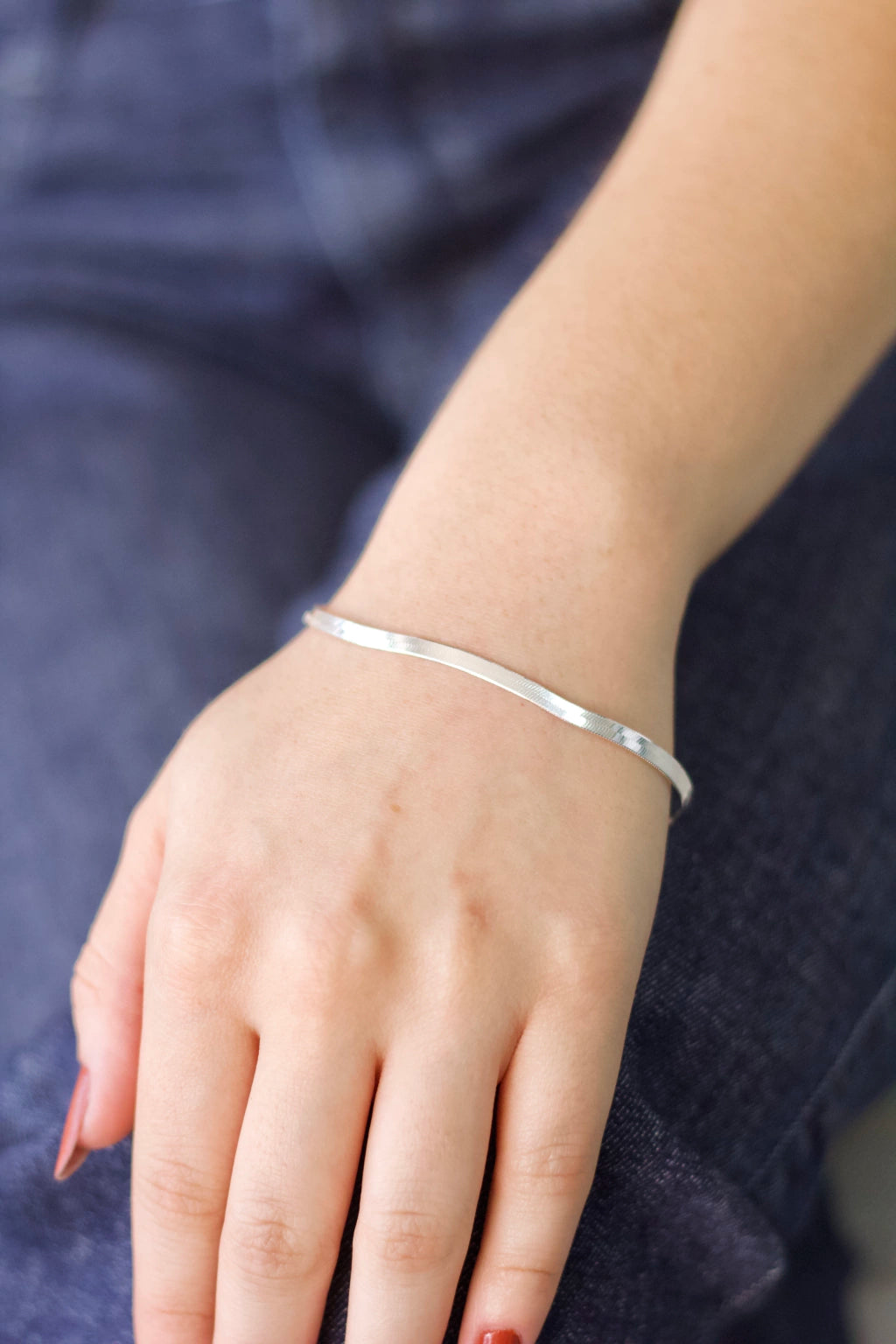 Pulseira Lâmina Prata 925