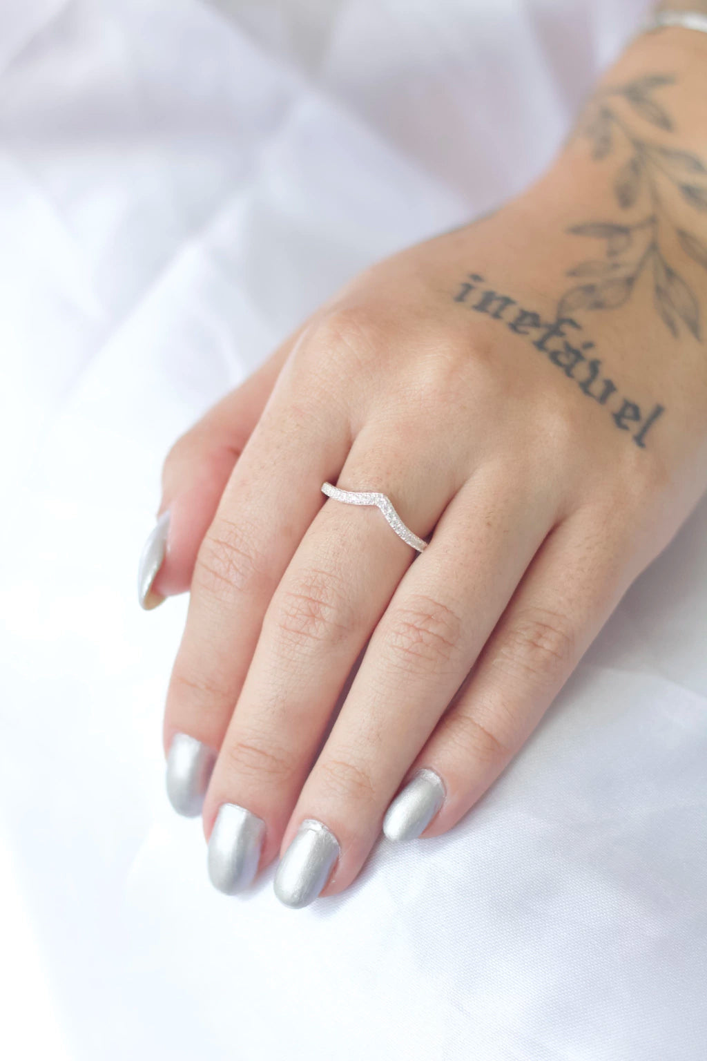 Anel Chevron Robusto Prata 925