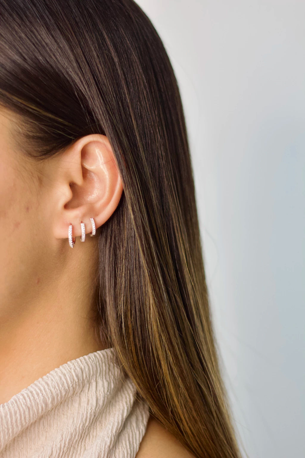 Trio de Argolas Clássico Prata 925